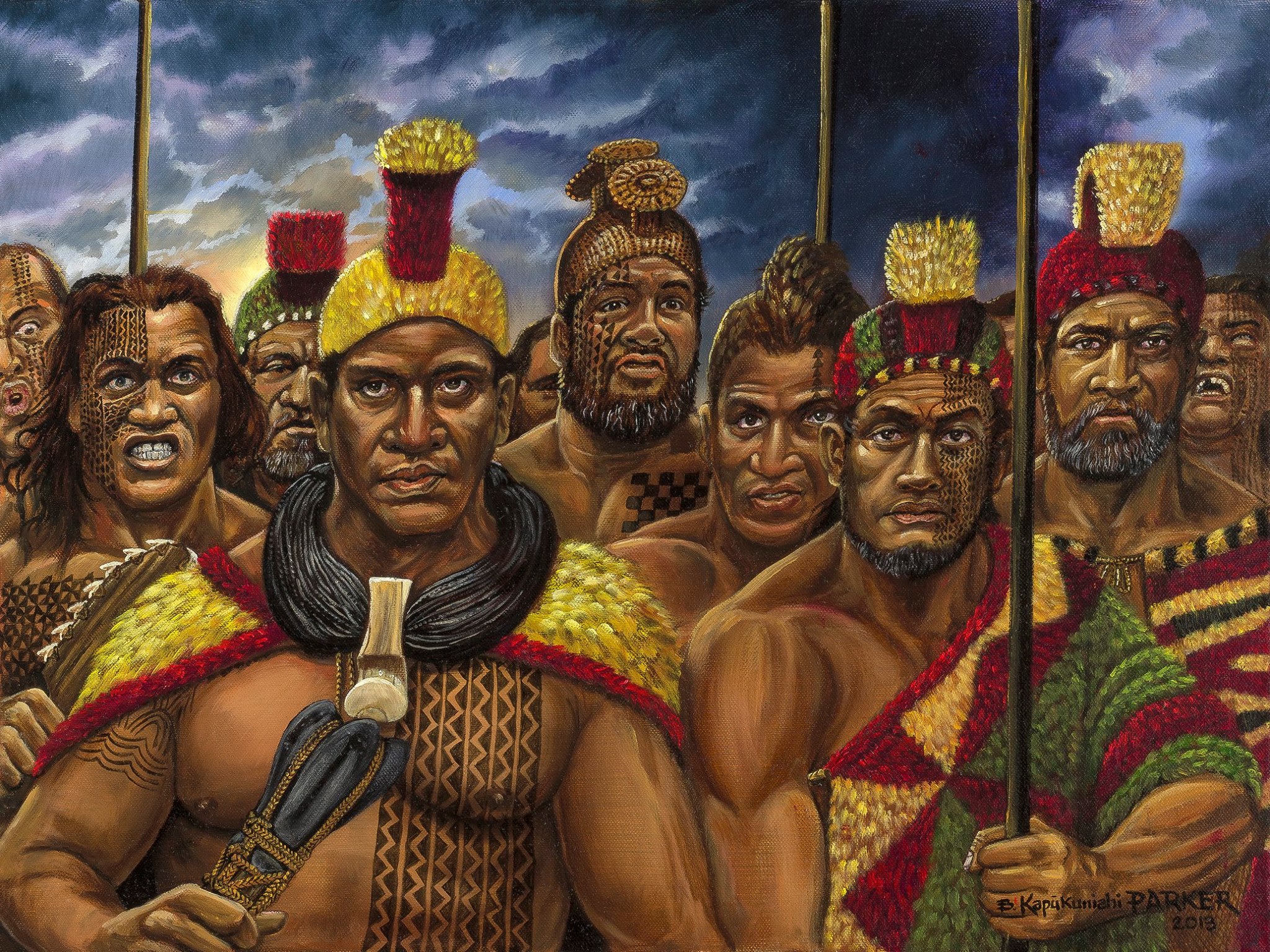 Ranks of Chiefs Images of Old Hawaiʻi