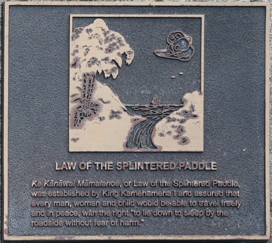 Kānāwai Māmalahoe (Law of the Splintered Paddle) | Images of Old Hawaiʻi